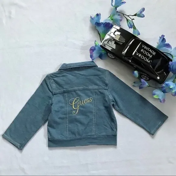 Guess Chambray Jacket and Cat & Jack Bolero New Bundle for Girls 12M - Picture 7 of 16